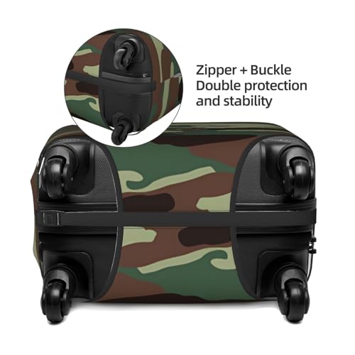 Camouflage Abstract Travel Luggage Cover Suitcase Protector Bag,Anti-Scratch Fits 18-32 Inch Luggage,Baggage Covers For Kid And Adult,Large4
