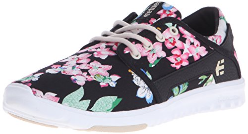 Etnies Damen Scout Sneaker, Black/Floral 993, 36 EU