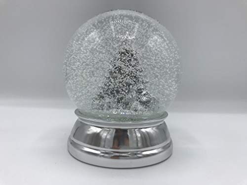 Hermann Bauer jun. Kollektion Schneekugel Tannenbaum mit Geschenken (12 cm, versilbert, anlaufgeschützt) Cover