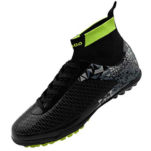 Big Kids Soccer Shoes High-top Sock Football Shoes Firm Ground Outdoor Soccer Cleats Athletic Mens