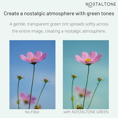 Filtro NOSTALTONE Green Kenko 72mm con efecto de color y ajuste de contraste 3