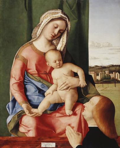 Impression murale la dame et l'enfant grand format 60x90cm
