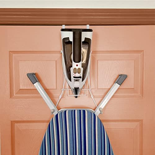 Over The Door Iron Board Caddy - Iron and Ironing Board Storage Organizer, for Y Leg Ironing Board