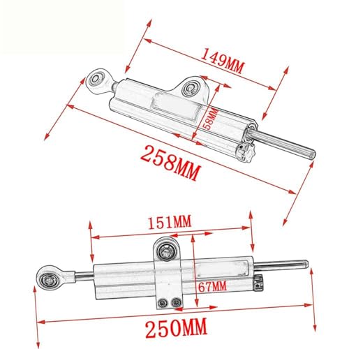Amortisseur de direction moto élimine le guidonnage sur Yamaha MT 07 MT 09