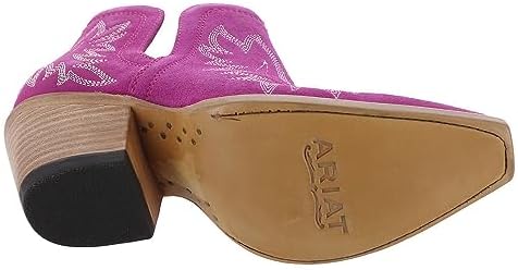 Ariat Women's Dixon Western Boot - Haute Pink Suede, 11 Medium | Image 2