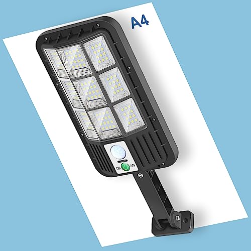 Okpro S-124Xb Solar Lights Outdoor Motion Sensor,5000Lm Security Lights With Remote Control, Dusk To Dawn Solar Street Light Outdoor, Ip65 Waterproof Flood Light Solar Powered With 3 Modes(2 Packs) #TOP5