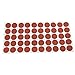 Maxmoral 100pcs 18650 Lithium Battery Insulator Rings Hollow Paper Pad Electrical Insulation Ring Adhesive Cardboard Sticker (Red+Green)