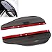 Universal Black Car Rain Sun Visors for Fiat Stilo Doblo Uno Sedici Qubo Bravo Linea Albea 500 Viaggio 500e Panda Punto Palio Freemont Idea