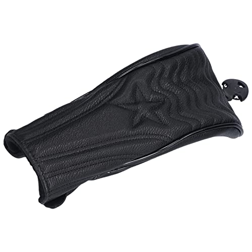 Wood Headcover, Sunscreen PU Leather Soft Waterproof Head Cover for(Number 3) - Image 3