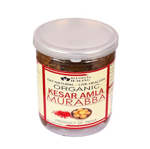 Blessfull Healing Organice Kesar Amla Murabba 1 lb (453 Gram) Airtight Container image 5