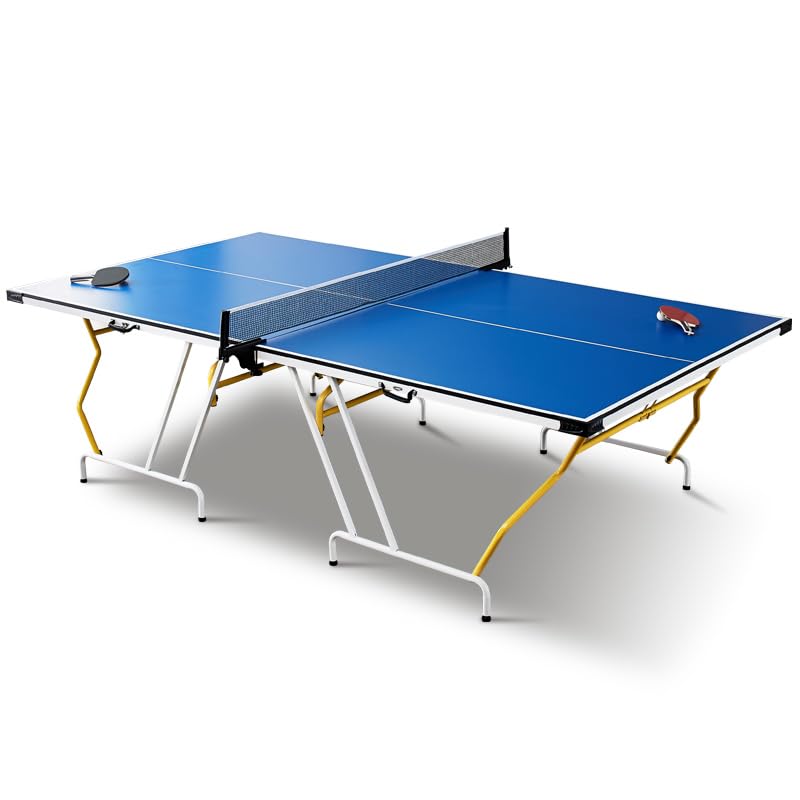 RUP Foldable Table Tennis (TT) Table| Full Size Table with 2 Minute Quick Easy Setup| Ideal for Both Home&Club - (1 Table Top Cover,2 TT Rackets,3 Balls,1 Clamp Net) (B0CP7S92VS) Amazon Price History, Amazon Price Tracker