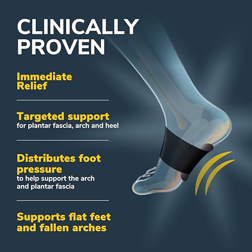 Dr. Scholl's Plantar Fasciitis Foot Arch Support Sleeve, Provides Immediate Support, Comfortable for Day, Night and Sleep, Breathable Compression Band - Image 2