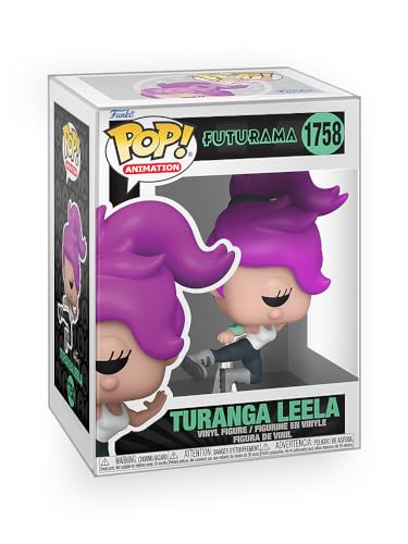 Epic Collectibles Pop Animation: Futurama - Turanga Leela Vinyl Figure Bundle with Compatible Funko Box Protector