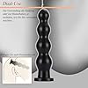 BDSMLOVE Analplug 30 CM mit 4 Analkugeln,Buttplug Analdildo Analspielzeuge Fisting Sexspielzeug Analdehner Anal Expander erotisches Sex Spielzeug ab 18 für Paare Frauen Männer extrem (Schwarz) #2