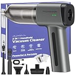 Bemkia Handheld Car Vacuum Cleaner | 28000PA Cordless Car Hoover Mini Portable for Car Home Pets (Grey)