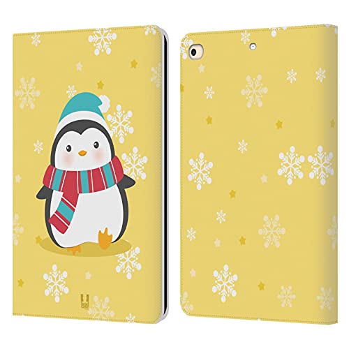 Étui portefeuille iPad 9.7 Head Case Designs avec motif de pingouins jaunes