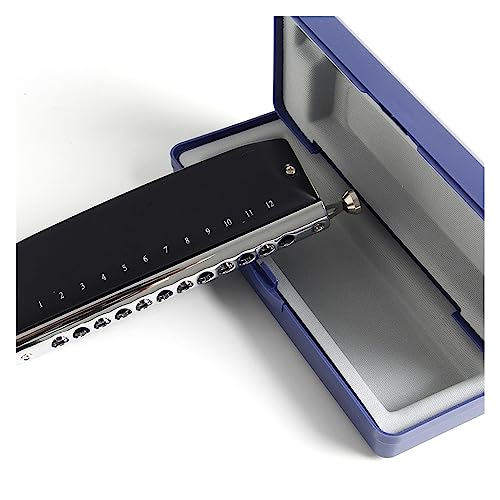 PacuM Harmonica par Instrument Clé Harmonica Chromatique 12 Trous 48 Tons C Armonica Bouche Harmonica Chromatique Harmonica - Les Beatles, Paul McCartney, John Lennon, RIngo Starr, George Harrison PacuM Harmonica par Instrument Clé Harmonica Chromatique 12 Trous 48 Tons C Armonica Bouche Harmonica Chromatique Harmonica – Image 3