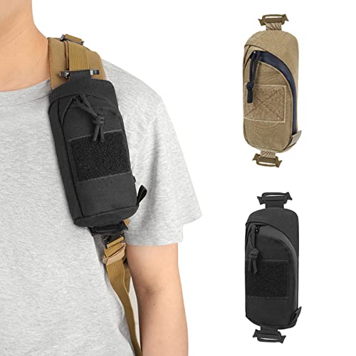 Hlily Mochila Acessório Alça de Ombro Bolsa Molle, Bolsa Molle Multifuncional EDC Bolsos para cinto,