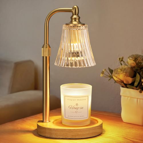 Lámpara Calentadora De Velas Con Temporizador, Regulable, Regalos De Cumpleaños Para Esposa, Mamá, Hermana, Calentador De Cera De Altura Ajustable, Calentador De Cera Para Velas En Tarro, Regalo De