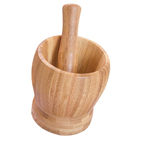 LOVIVER Espremedor De Almofariz Manual De Imprensa De Alho Conjunto De Pimenta Spice Grinder Herb Po