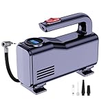 RWAJZAX Reifenfüller, Luftpumpen, Reifenfüller mit Taschenlampe, Auto-Luftkompressor für Fahrrad, Motorrad, Mehrzweck-Aufpumpwerkzeug