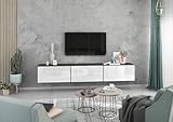 Photo Gallery bmg möbel set low-board/credenza 228 cm, 3 pezzi con pannello frontale in mdf con chiusura morbida, a scelta in 8 combinazioni di colori moderni (antracite – bianco lucido) Photo Gallery bmg möbel set low-board/credenza 228 cm, 3 pezzi con pannello frontale in mdf con chiusura morbida, a scelta in 8 combinazioni di colori moderni (antracite – bianco lucido)