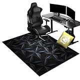 Tapis de chaise multi-usage pour moquette : ce tapis de chaise d'ordinateur est destiné à être utilisé sous un bureau, il est plus beau que les tapis de chaise en PVC transparent. Les tapis de chaise de bureau robustes pour moquette et parquet protègent les sols et les tapis de l'usure et des rayures. Le tapis de protection de sol dur est adapté pour les bureaux, les chambres, les salons, les couloirs, les salles de jeux, les chambres d'enfants, les salles de jouets et les salles d'étude, etc. Le protecteur de tapis de bureau garde votre sol frais et n