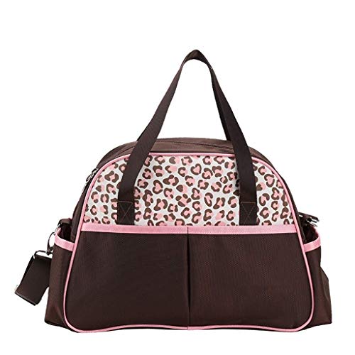 Sac à langer grand volume YUN à bandoulière multi-poches pour maman active