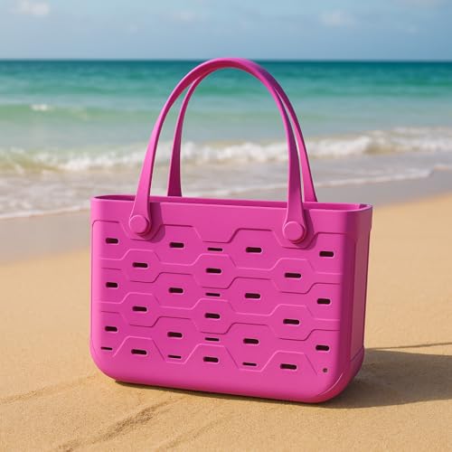 Rubber Large Beach Tote Bag Portable Travel Bag Waterproof Travel Handbags, Storage Bags for Beach all Purpose2