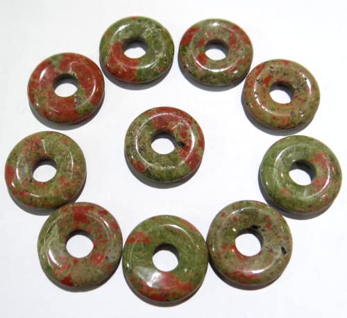 Pietre naturali turchesi da 18 mm, cristallo di quarzo occhio di tigre, gioielli fai da te, accessori per collane, 20 pezzi, come da immagine