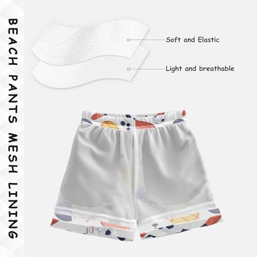 Pigsaly Boys Swim Trunks Football Rugby Balls Soccer Ice Hockey Boys Board Shorts Swimsuit Swimwear Summer Bathing Suit XS Multicolor4