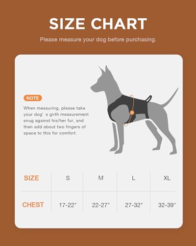 Fayogoo 294 Tactical Dog Harness For Large Dogs - Mesh Breathable Dog Harness Escape Proof With Handle - No Pull Military Service Dog Vest thumb #6