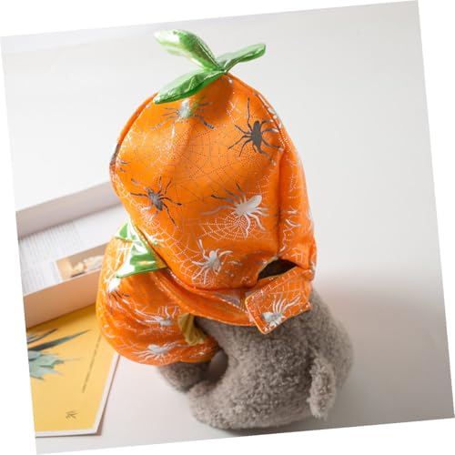 Disfraz para perros y gatos de calabaza Halloween pequeño miniatura 6
