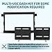NuIth Double DIN Installation Kit W/Radio Wire Antenna Adapter for Select 2004-2010 Ford Edge/Explorer /F150/Fusion 2004-2009 Mercury Double DIN Radio Install Dash Kit