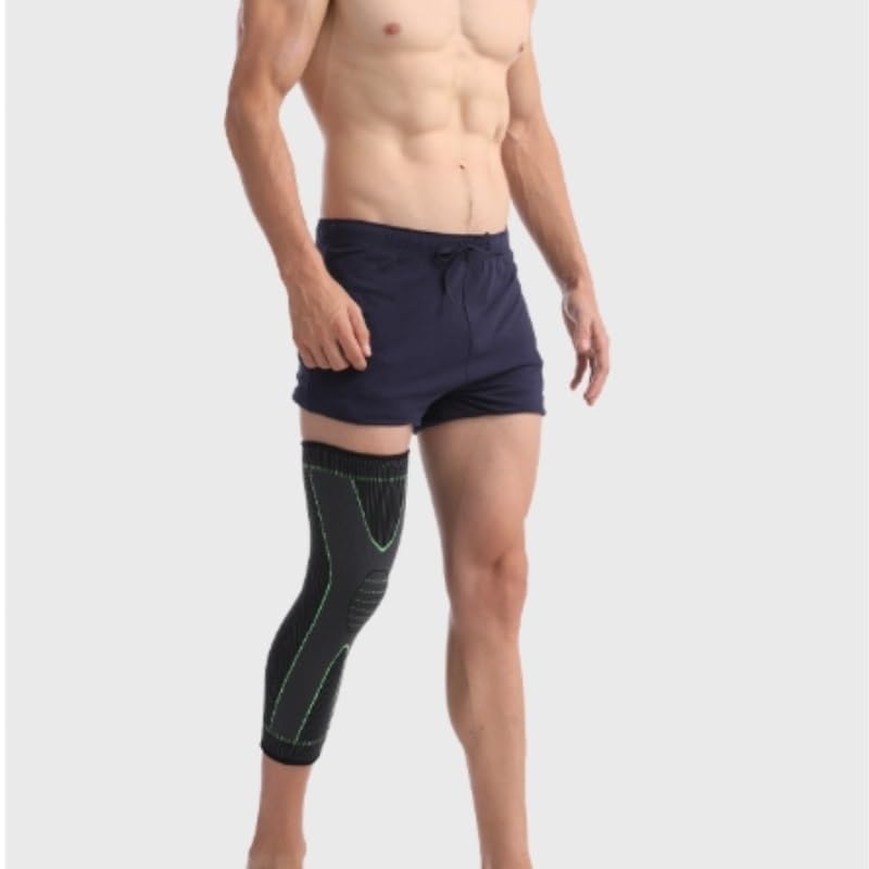 Nylon Knitted Breathable Lengthened Knee Pads Soft for Men and Women