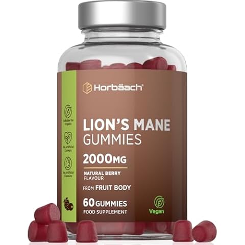 Lions Mane Gummies 2000mg by Horbaach Cover