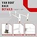 ECOTRIC Van Roof Ladder Rack 47