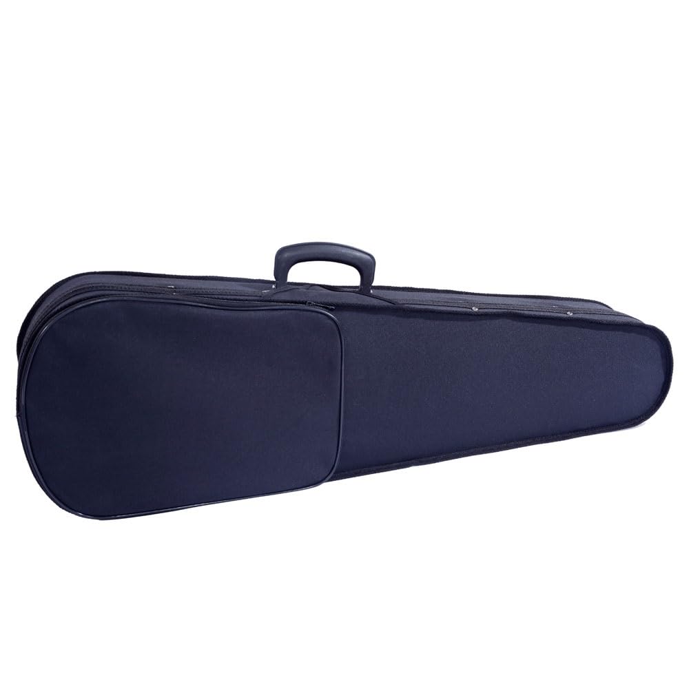 LEADZM 4/4 Violin Set Full Size, Geige mit Etui, Bogensehne, Kolophonium, Gefederte Schulterstütze, Massivholzgeige für Anfänger (Naturfarbenen)