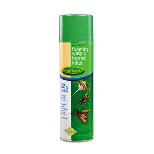 United Industries 562850 Green Thumb Foaming Wasp and Hornet Spray, 17.5-Ounce