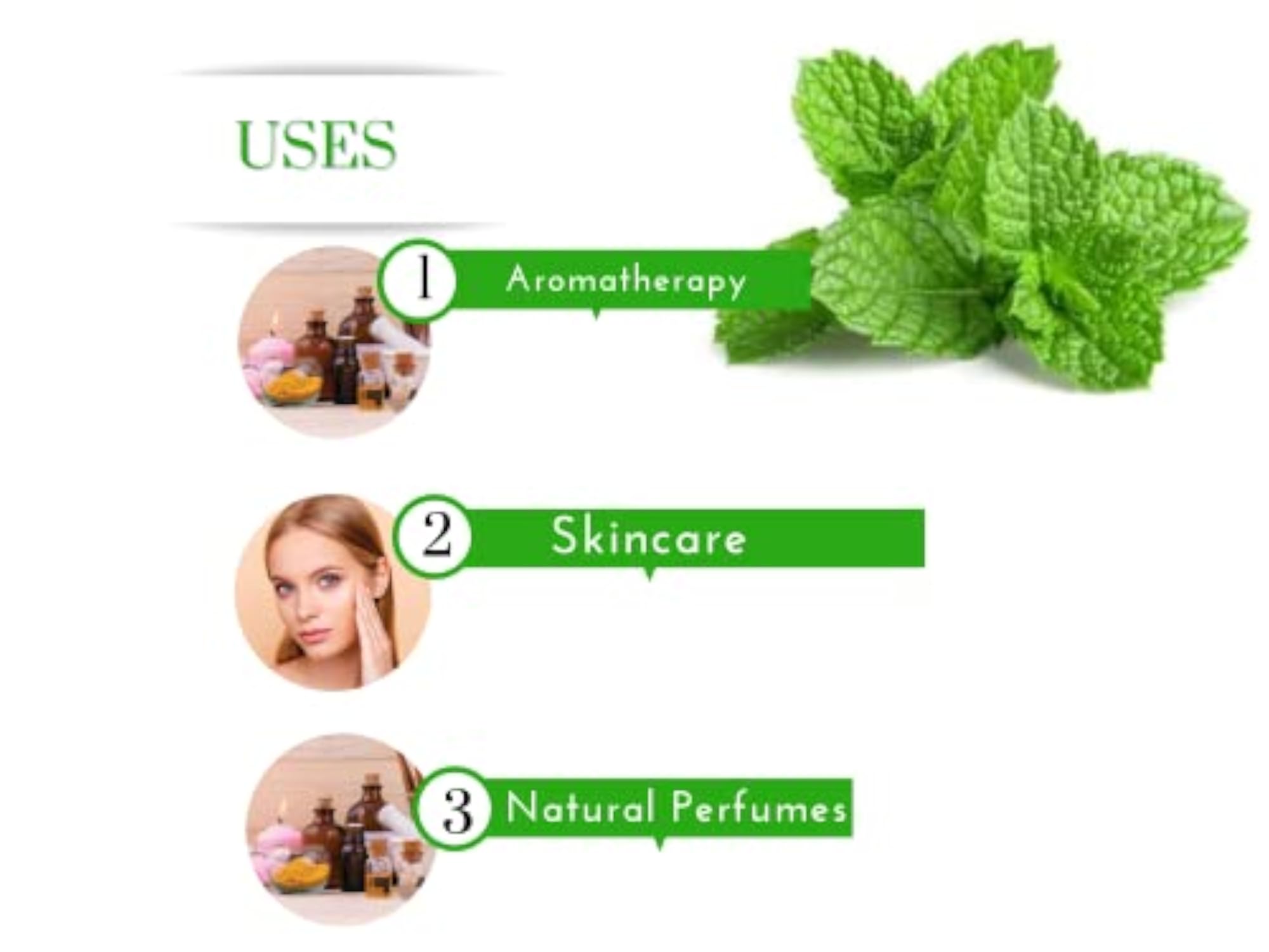 MARUTI NATURAL FRAGRANCES Peppermint Essential Oil, 10ml