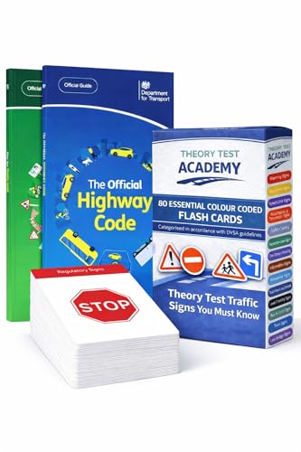 Driving Theory Test 2026 Books Kit | Highway Code Book Know your Traffic Signs & Traffic Signs Flash Cards