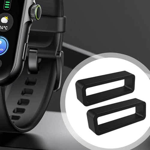 Reemplazo De La Hebilla De La Férula, Correa De Subir En Traje | Organizador De Silicona Y Anillo De Ajuste Para Smartwatch Con Protección De Choques De Dos Vías Y Cierre Seguro, Se référer à la - imagen 3