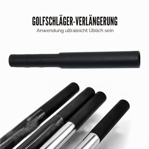 MiOYOOW 5PCS Golfschläger Verlängerungsstangen, Golfschläger Graphit Schaftverlängerungen, Verlängerung für Golfschläger