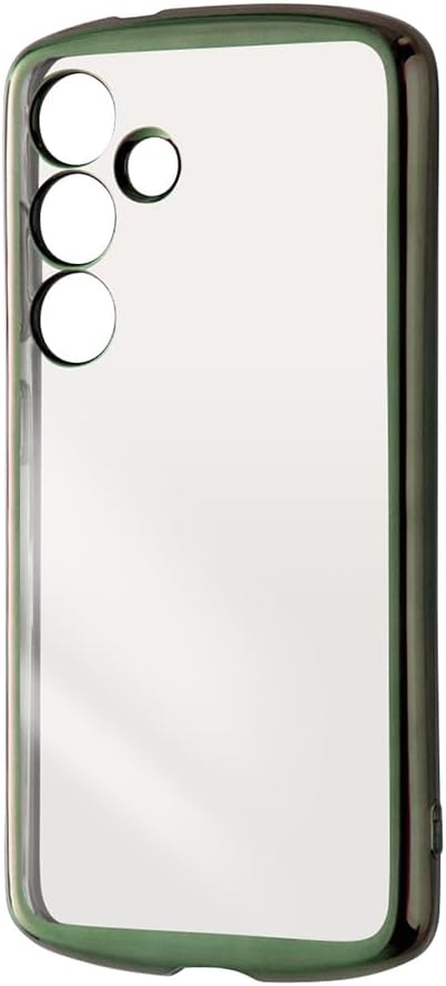 Digital Archymist Galaxy S24 au SCG25 docomo SC-51E Case Shockproof Clear Soft Case Shock Absorbing Camera Protection Design Plating Metallic Foulem Olive