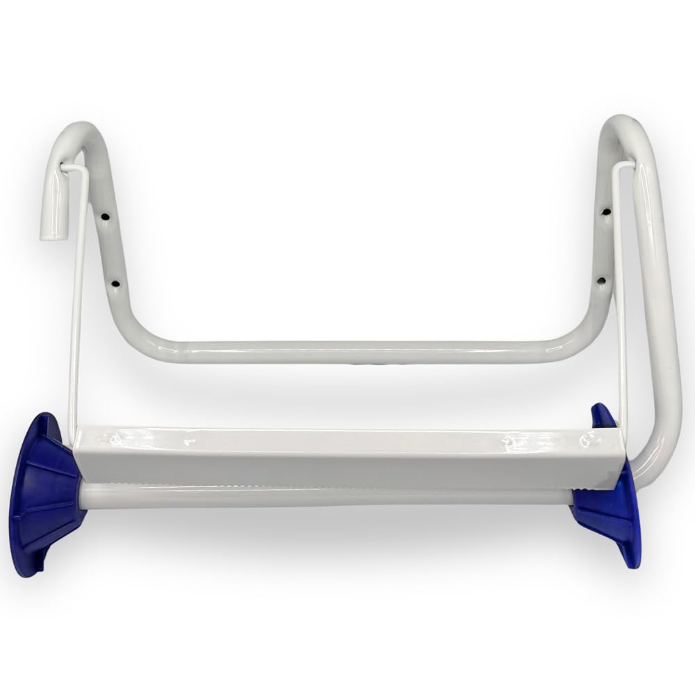 acquaverde | Portarotolo a Parete, cm 40x20x23h, Bianco, Dispenser per Rotolo di Carta Asciugatutto, Ideale per Cucina, Officina, Palestra, Bagno - Kit di Montaggio Incluso