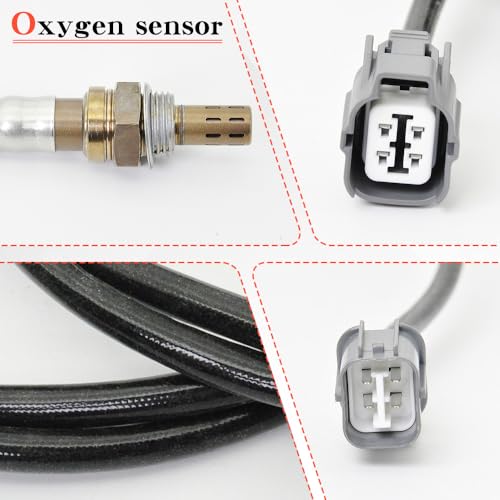 2Pcs Sensor de Oxígeno Compatible Honda Civic 1999-2005 miniatura 3