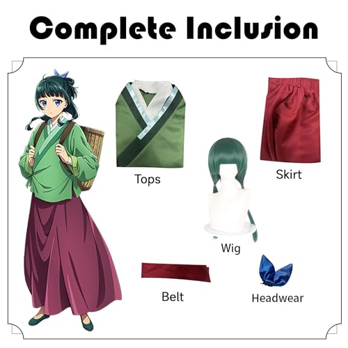 Anime The Apothecary Diaries Cosplay Costume Wig for Women