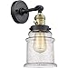Innovations 203SW-BAB-G184 1 Light Sconce with a High-Low-Off Switch, Black Antique Brass
