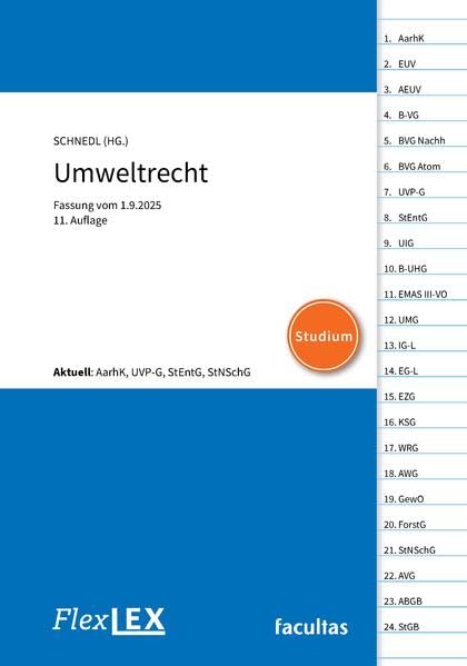 FlexLex Umweltrecht | Studium: Fassung vom 1.9.2025