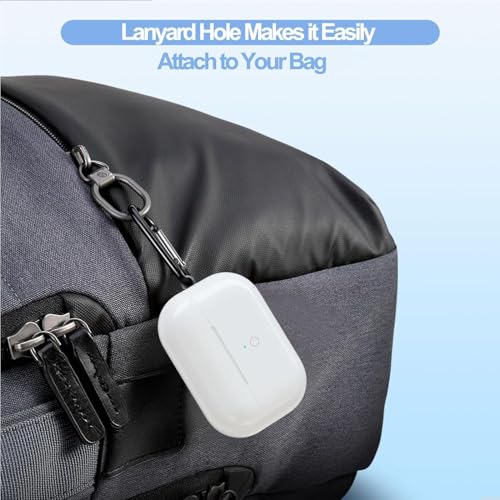 Yiko Kabelloses Ladecase Ersatz kompatibel mit AirPods Pro 2 und Air Pods Pro, USB-C Wireless Charging Case mit Bluetooth Pairing Sync Button 670mAh eingebauter Akku(Keine Kopfhörer)